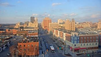 Weather camera view of Akron Beacon Journal.