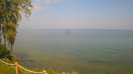 Weather camera view of Forest Lawn Beach.