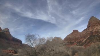 Weather camera view of Zion Canyon Village.