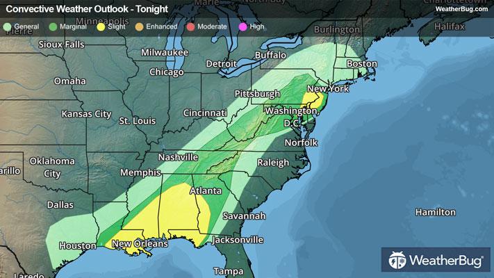 Tonight's Severe Weather Outlook