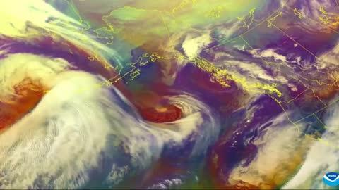 Powerful Sea Storm Bears Down on Alaska